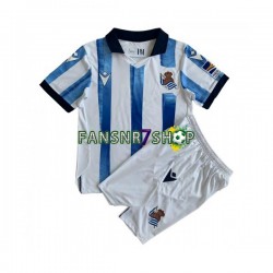 Real Sociedad fußball trikot Kinder Heim 2023-2024 Kurzarm