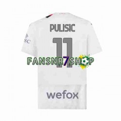AC Mailand fußball trikot Christian Pulisic 11 Herren Auswärts 2023-2024 Kurzarm