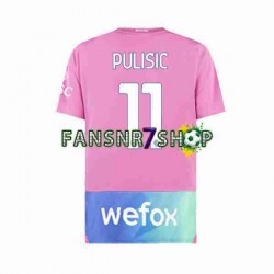 AC Mailand fußball trikot Christian Pulisic 11 Herren Ausweich 2023-2024 Kurzarm