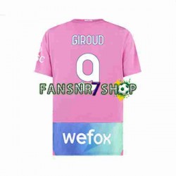 AC Mailand fußball trikot Olivier Giroud 9 Herren Ausweich 2023-2024 Kurzarm