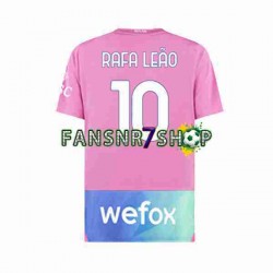 AC Mailand fußball trikot Rafael Leao 10 Herren Ausweich 2023-2024 Kurzarm