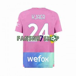 AC Mailand fußball trikot Simon Kjaer 24 Herren Ausweich 2023-2024 Kurzarm