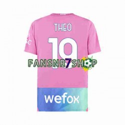 AC Mailand fußball trikot THEO 19 Herren Ausweich 2023-2024 Kurzarm