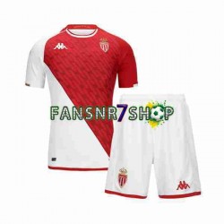 AS Monaco fußball trikot Kinder Heim 2023-2024 Kurzarm