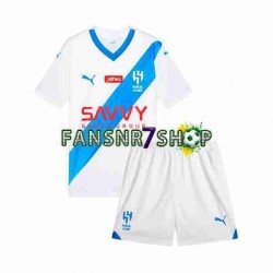 Al Hilal fußball trikot Kinder Auswärts 2023-2024 Kurzarm
