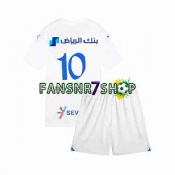 Al Hilal fußball trikot Neymar JR 10 Kinder Auswärts 2023-2024 Kurzarm