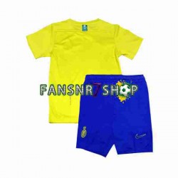 Al-Nassr fußball trikot Kinder Heim 2023-2024 Kurzarm