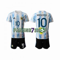Argentinien fußball trikot Maradona 10 2020-2021 Kinder Heim Kurzarm
