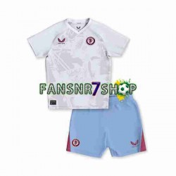 Aston Villa fußball trikot Kinder Auswärts 2023-2024 Kurzarm