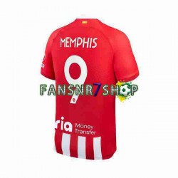 Atlético Madrid fußball trikot 2 Memphis Depay 9 Herren Heim 2023-2024 Kurzarm