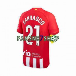 Atlético Madrid fußball trikot 2 Yannick Carrasco 21 Herren Heim 2023-2024 Kurzarm