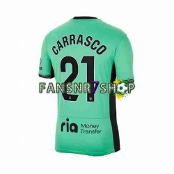 Atlético Madrid fußball trikot 2 Yannick Carrasco 21 Herren Ausweich 2023-2024 Kurzarm