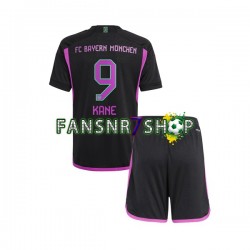 FC Bayern München fußball trikot Harry Kane 9 Kinder Auswärts 2023-2024 Kurzarm