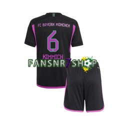 FC Bayern München fußball trikot Kimmich 6 Kinder Auswärts 2023-2024 Kurzarm