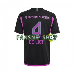 FC Bayern München fußball trikot Matthijs de Ligt 4 Herren Auswärts 2023-2024 Kurzarm