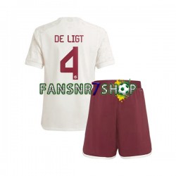 FC Bayern München fußball trikot Matthijs de Ligt 4 Kinder Ausweich 2023-2024 Kurzarm