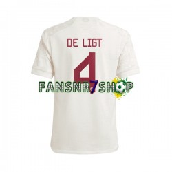 FC Bayern München fußball trikot Matthijs de Ligt 4 Herren Ausweich 2023-2024 Kurzarm