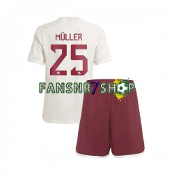 FC Bayern München fußball trikot Thomas Muller 25 Kinder Ausweich 2023-2024 Kurzarm
