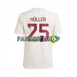 FC Bayern München fußball trikot Thomas Muller 25 Herren Ausweich 2023-2024 Kurzarm