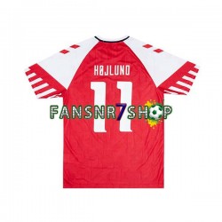 Dänemark fußball trikot Rasmus Hojlund 11 Herren Heim 2023-2024 Kurzarm