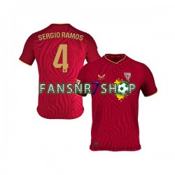 FC Sevilla fußball trikot Sergio Ramos 4 Herren Auswärts 2023-2024 Kurzarm