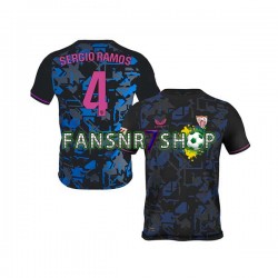 FC Sevilla fußball trikot Sergio Ramos 4 Herren Ausweich 2023-2024 Kurzarm