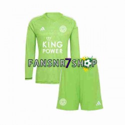 Leicester City fußball trikot Torhüter Kinder Auswärts 2023-2024 Langarm