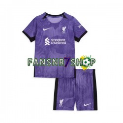 Liverpool fußball trikot Kinder Ausweich 2023-2024 Kurzarm