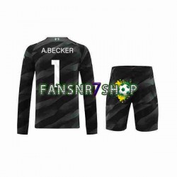 Liverpool fußball trikot A.Becker 1 Torhüter Kinder Auswärts 2023-2024 Langarm