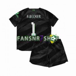 Liverpool fußball trikot A.Becker 1 Torhüter Kinder Auswärts 2023-2024 Kurzarm