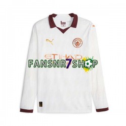 Manchester City fußball trikot Herren Auswärts 2023-2024 Langarm