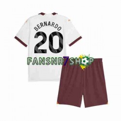 Manchester City fußball trikot Bernardo Silva 20 Kinder Auswärts 2023-2024 Kurzarm