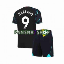 Manchester City fußball trikot Erling Haaland 9 Kinder Ausweich 2023-2024 Kurzarm