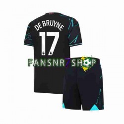 Manchester City fußball trikot Kevin De Bruyne 17 Kinder Ausweich 2023-2024 Kurzarm