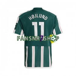Manchester United fußball trikot Rasmus Hojlund 11 Herren Auswärts 2023-2024 Kurzarm