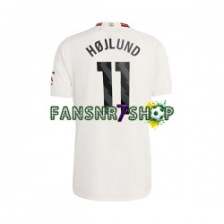 Manchester United fußball trikot Rasmus Hojlund 11 Herren Ausweich 2023-2024 Kurzarm