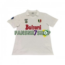 SSC Neaples fußball trikot 1987 1988 Herren Auswärts Retro Kurzarm