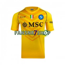 SSC Neaples fußball trikot Torhüter Herren Auswärts 2023-2024 Kurzarm