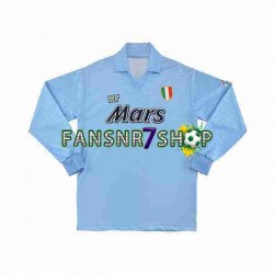 SSC Neaples fußball trikot 1991 Herren Heim Retro 1990 Langarm