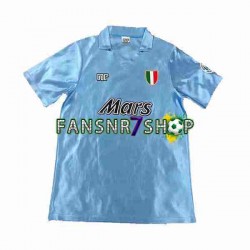 SSC Neaples fußball trikot 1991 Herren Heim Retro 1990 Kurzarm
