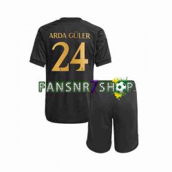 Real Madrid fußball trikot Arda Guler 24 Kinder Ausweich 2023-2024 Kurzarm