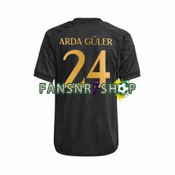 Real Madrid fußball trikot Arda Guler 24 Herren Ausweich 2023-2024 Kurzarm