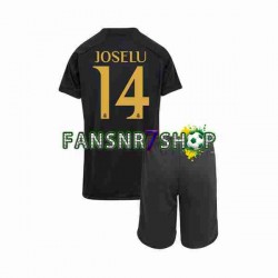 Real Madrid fußball trikot Joselu 14 Kinder Ausweich 2023-2024 Kurzarm