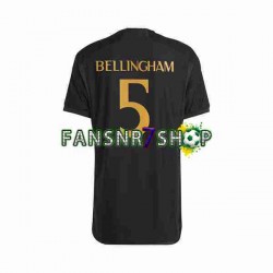 Real Madrid fußball trikot Jude Bellingham 5 Herren Ausweich 2023-2024 Kurzarm