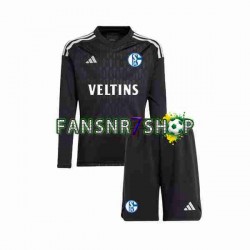 Schalke 04 fußball trikot Torhüter Kinder Auswärts 2023-2024 Langarm
