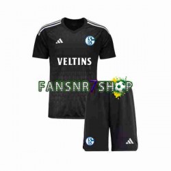 Schalke 04 fußball trikot Torhüter Kinder Auswärts 2023-2024 Kurzarm