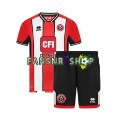 Sheffield United fußball trikot Kinder Heim 2023-2024 Kurzarm