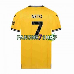 Wolverhampton Wanderers fußball trikot NETO 7 Herren Heim 2023-2024 Kurzarm