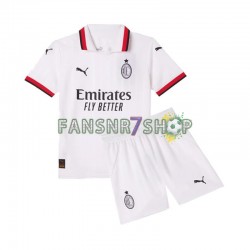 AC Mailand fußball trikot Kinder Auswärts 2024-2025 Kurzarm