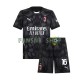 AC Mailand fußball trikot Mike Maignan 16 Torhüter Kinder Heim Schwarz 2024-2025 Kurzarm